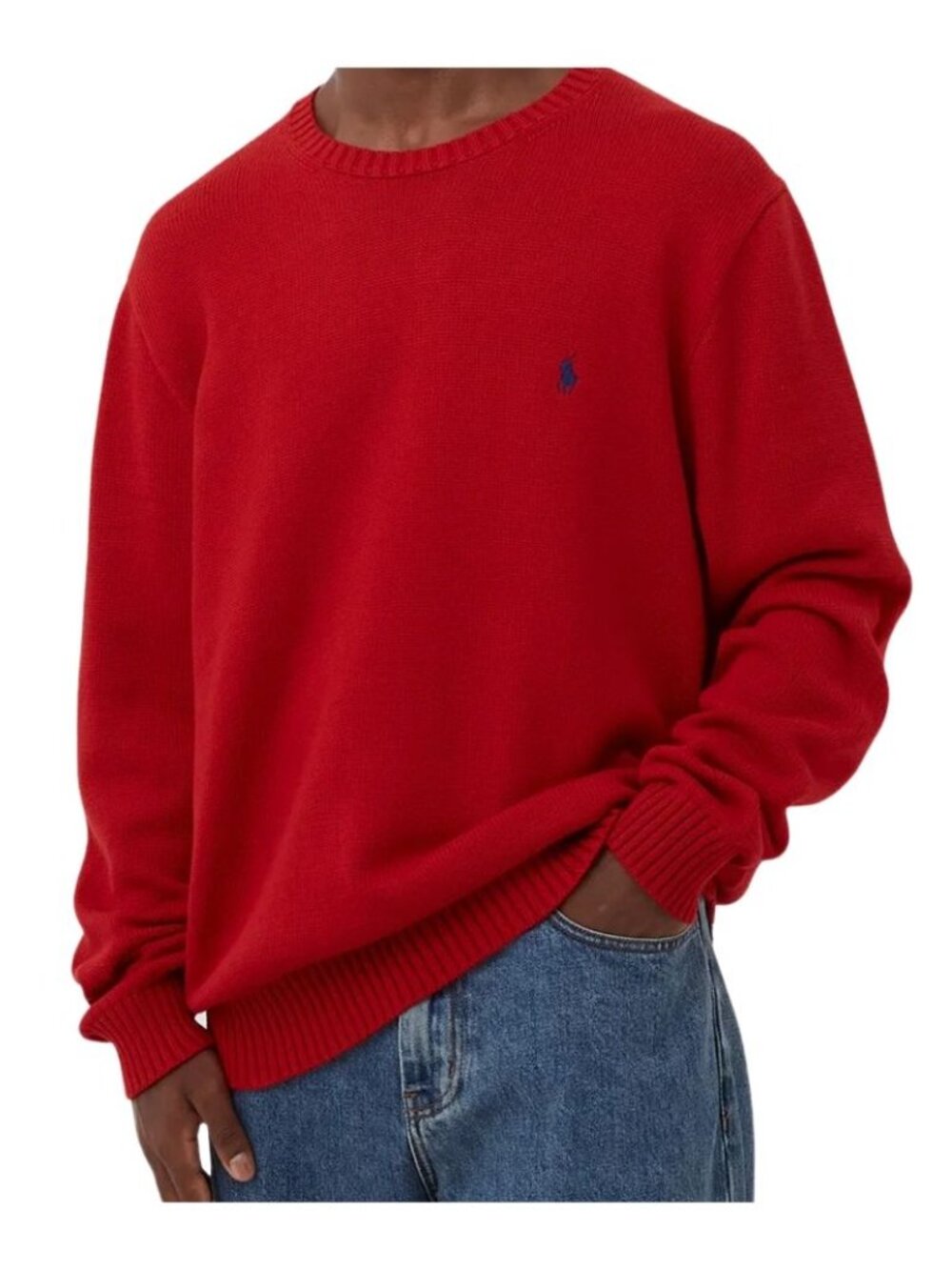 Polo Ralph Lauren Red Crewneck Pullover Sweater Men's Size XXL
